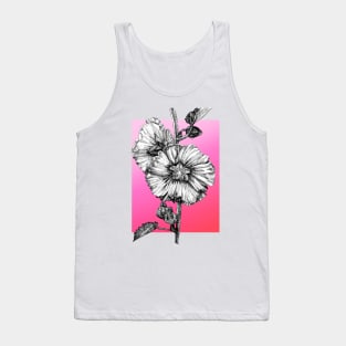 Ink - Hollyhock Variation 1 Tank Top